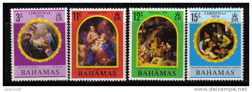 Bahamas-1970-Weihnachten (314-317) Postfrisch,** - Bahama's (1973-...)