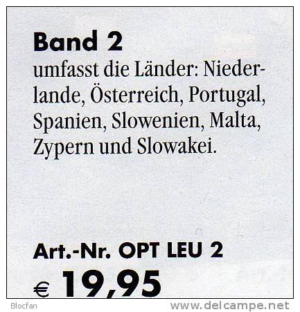 Münz-Album €-Set Angebot Des Monats 20€ In Blau Für 8 Neue Sätze Band II Niederlande Bis Zypern - Slovenië