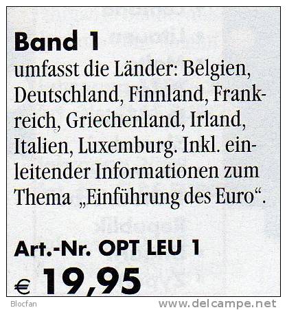 Münz-Album €-Set Angebot Des Monats 20€ In Blau Für 8 Neue Sätze Band II Niederlande Bis Zypern - Slovénie