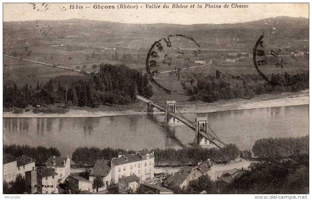 RHONE-GIVORS Vallée Du Rhône Et La Plaine De Chasse-MB - Givors