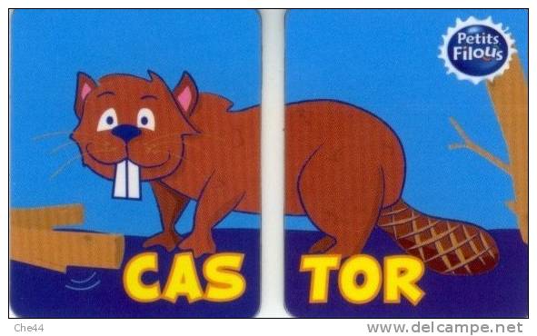 Magnets Petit Louis : Le Castor. (Voir Commentaires) - Animals & Fauna