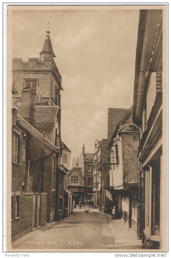 U.K. - ENGLAND - HERTFORDSHIRE - ST. ALBANS - FRENCH ROW - CIRCA 1910 - Hertfordshire