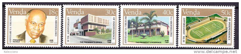 Venda 1989 Yv. 196/ 99 10th Anniversary Of The Independence MNH - Venda