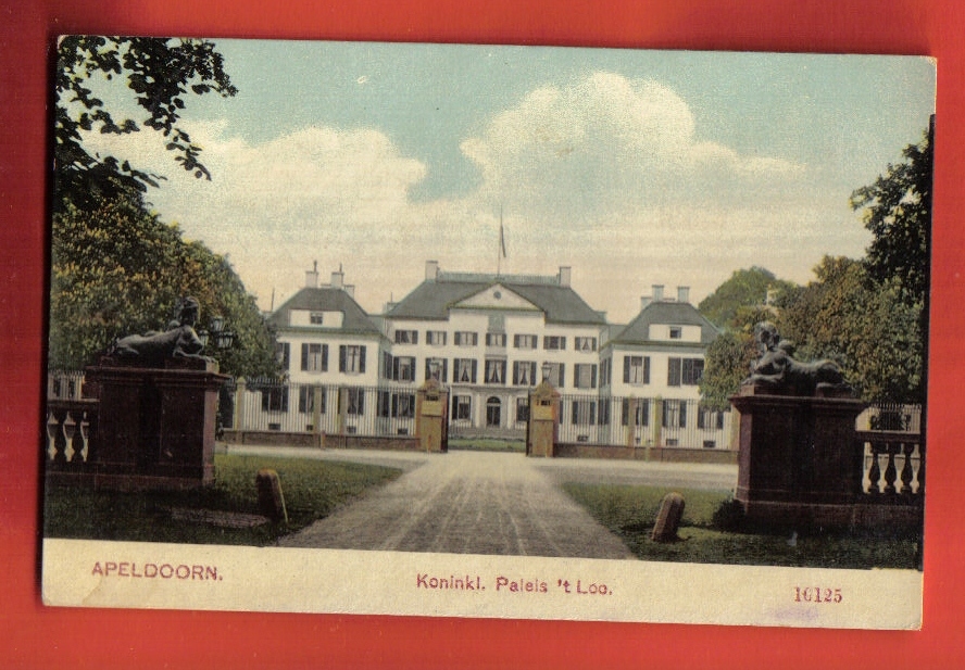 K117 Apeldoorn, Konikl. Palais 't Loo.Cachet 1909,timbre Manque.Nanta,Velsen 10125 - Apeldoorn