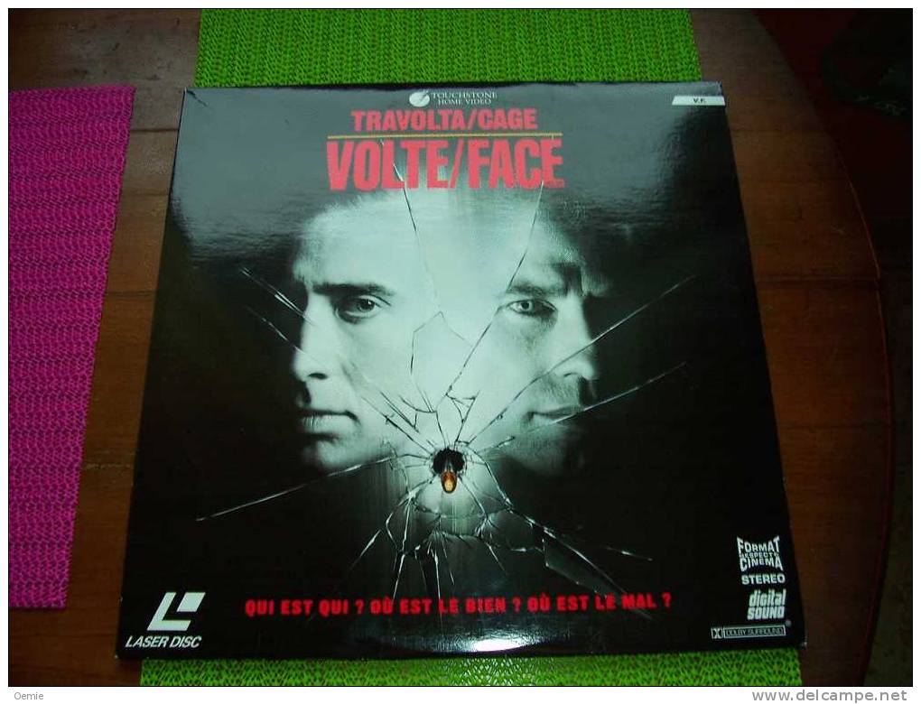 LASERDISC  CDV   °°°   TRAVOLTA + NICOLAS CAGE  VOLTE FACE - Other Formats