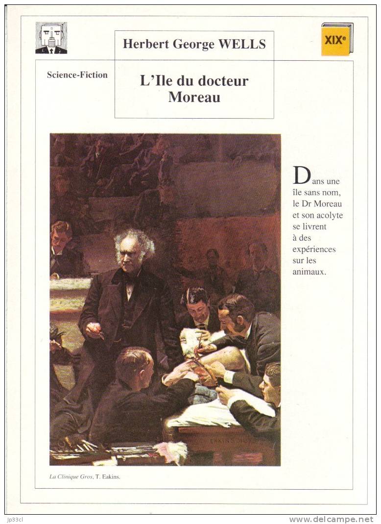 Fiche De Lecture Sur "L'Ïle Du Docteur Moreau", De Herbert George Wells - Learning Cards