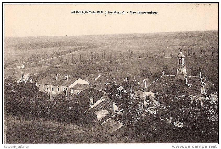 CPA Montigny Le Roi Vue Panoramique 52 Haute Marne - Montigny Le Roi