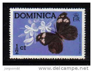 Dominica-1975-Schmetterlinge (430) Postfrisch,** - Dominica (1978-...)