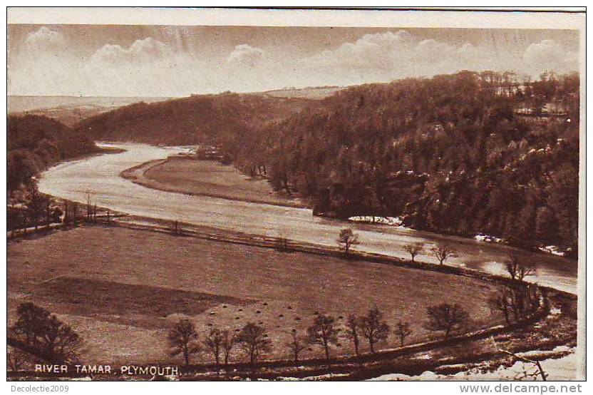 Z7101 England Plymouth River Tamar Not Used PPC Perfect Shape - Plymouth