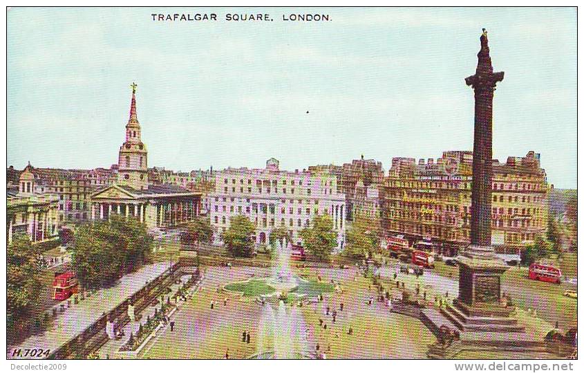 Z7048 England Trafalgar Square London  Used  PPC Perfect Shape - Trafalgar Square