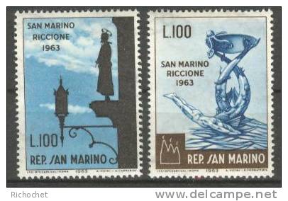 Saint-Marin N° 597 à 598 ** - Unused Stamps