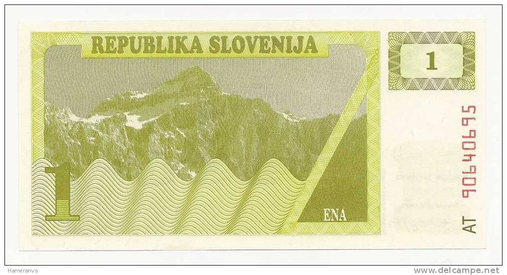 Slovenia 1 Tolariev 1990 - UNC - P.1a - Slovénie