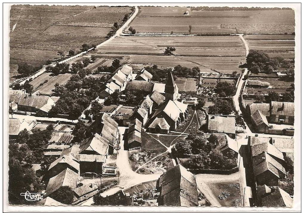 PREZ Sous LAFAUCHE (Hte Marne) Vue Aérienne Du Centre Du Village - Autres & Non Classés