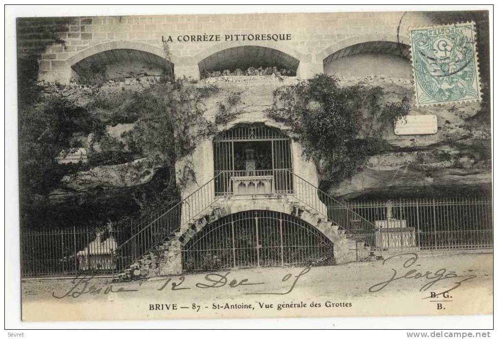 BRIVE. -  St Antoine. -  Vue Générale Des Grottes - Brive La Gaillarde