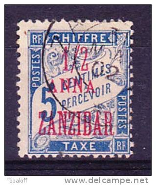 ZANZIBAR Taxe N° 1 Ob - Used Stamps