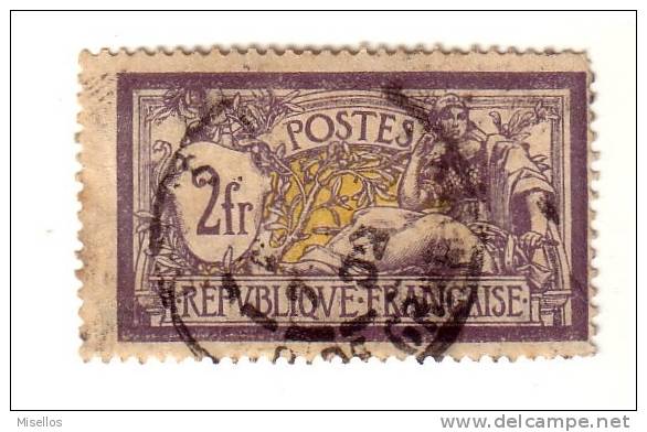 Nº 122  1 F. Lila Y Oliva De 1900   Cachet A Fecha. - Oblitérés