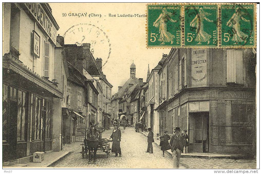 GRACAY - Rue Ludovic Martinet - Graçay