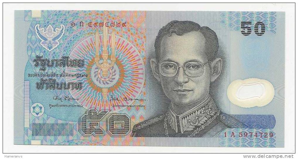 Tailandia 50 Bath 1997 - P.102  Polymer - Thailand