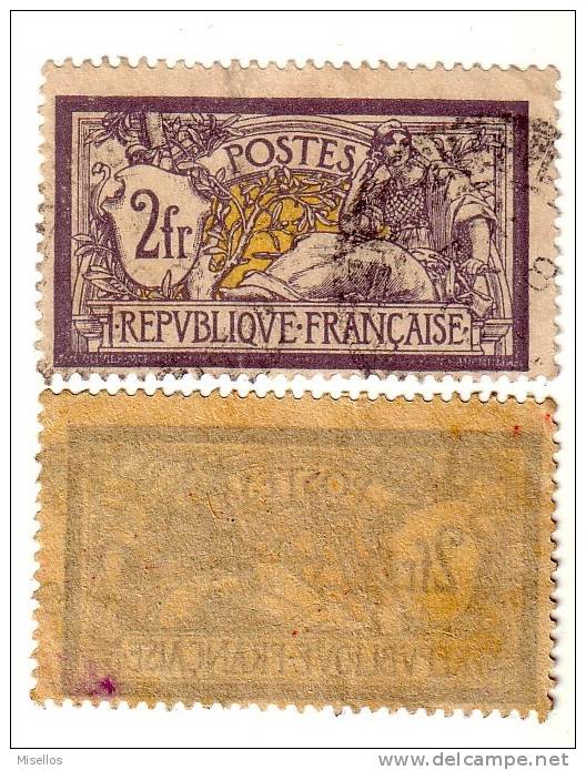 Nº 122  1 F. Lila Y Oliva De 1900   Cachet A Fecha. Ver Dorso, - Used Stamps