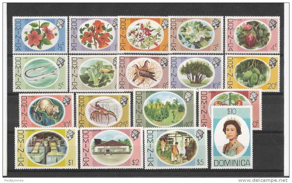 Dominica: 447/ 464 ** - Dominique (1978-...)