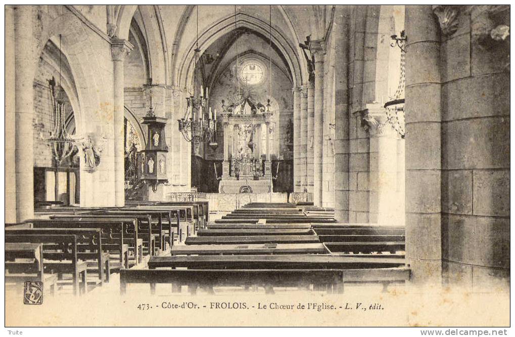 FROLOIS LE CHOEUR DE L EGLISE - Autres & Non Classés