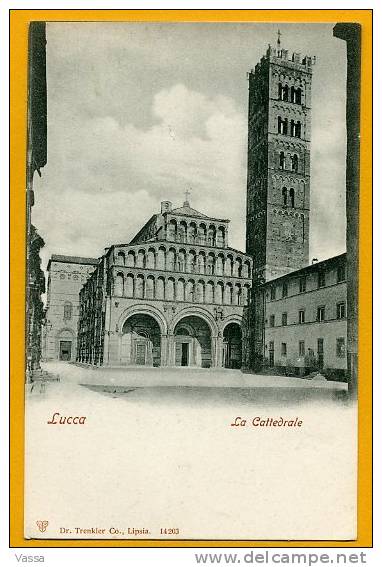 1900 -ITALIE-  LUCCA . LA CATTEDRALE . Rare Not Divided PPC - Lucca