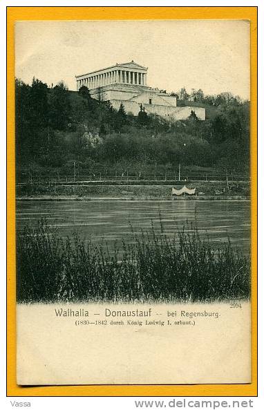 Allemagne : WALHALLA - DONAUSTAUF  Bei REGENSBURG. Temple Grec .individed - Regensburg