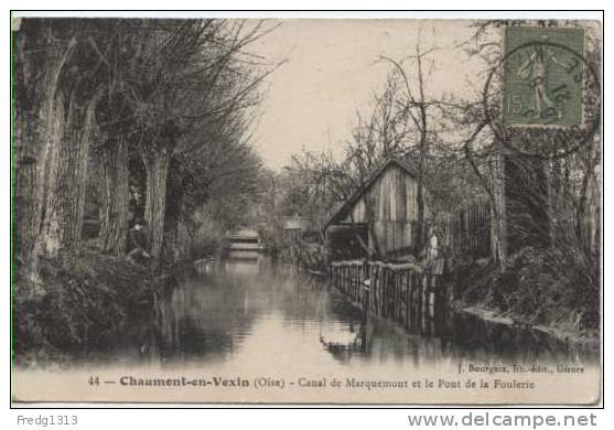 Chaumont En Vexin - Canal De Marquemont Et Pont De La Foulerie - Chaumont En Vexin