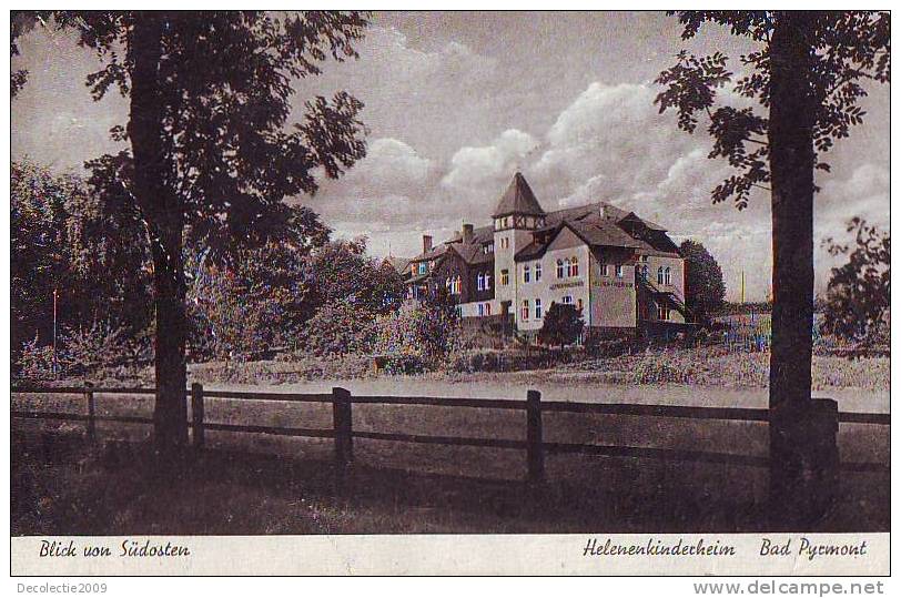 C354 Germany Bad Pyrmont Helenenkinderheim Used 1913 Perfect Shape - Bad Pyrmont