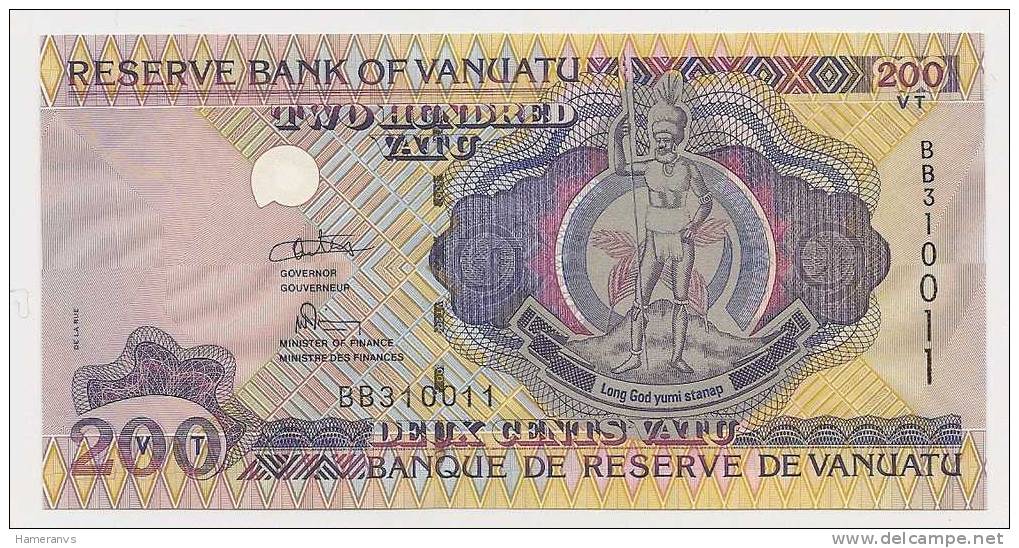 Vanuatu 200 Vatu 2007 UNC - P.New - Vanuatu