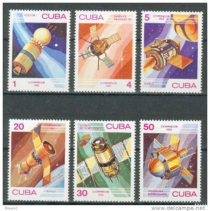 Cuba Satellite 1983 Space / ** MNH - Amérique Du Sud