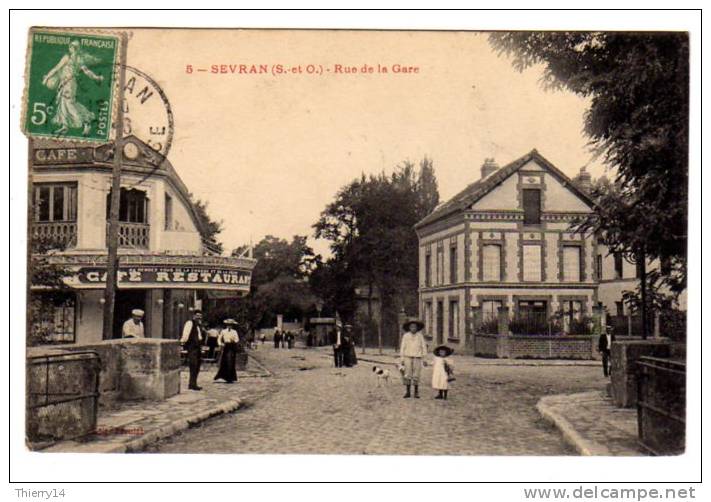 Sevran (Seine Et Oise) Rue De La Gare - Sevran