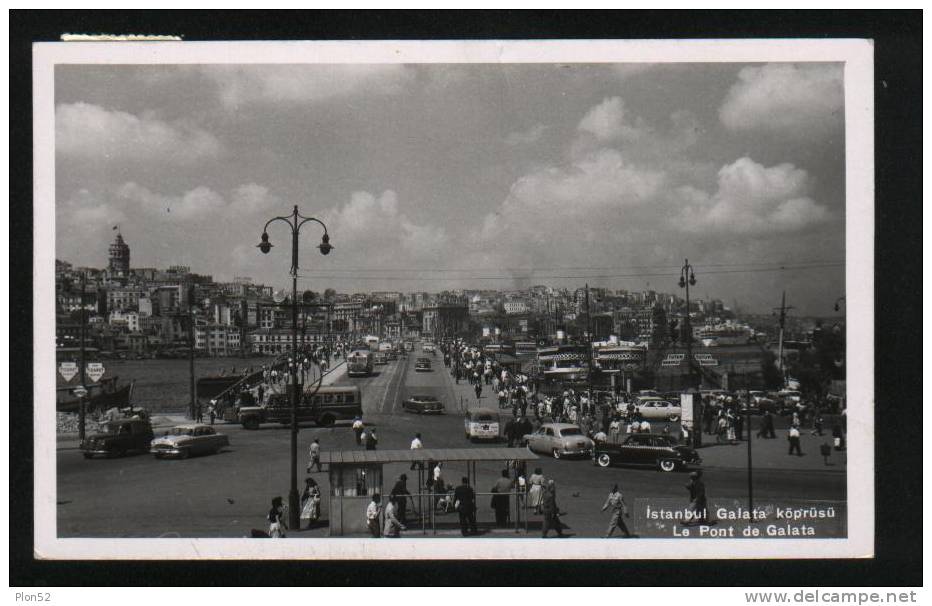 3062-ISTAMBUL-LE PONT DE GALATA-ANIMATA-FG - Turchia