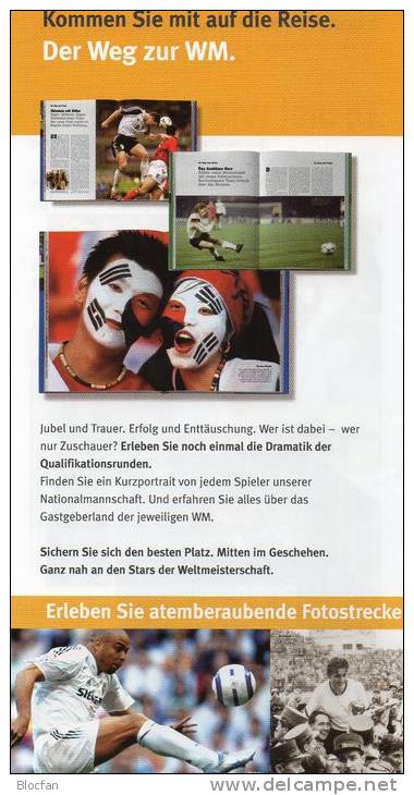 Bildband Fussball-WM 2006 in Deutschland plus 1.Satz BRD 2324/8 A 24€ Torschuß Jubel Team book and soccer set of Germany