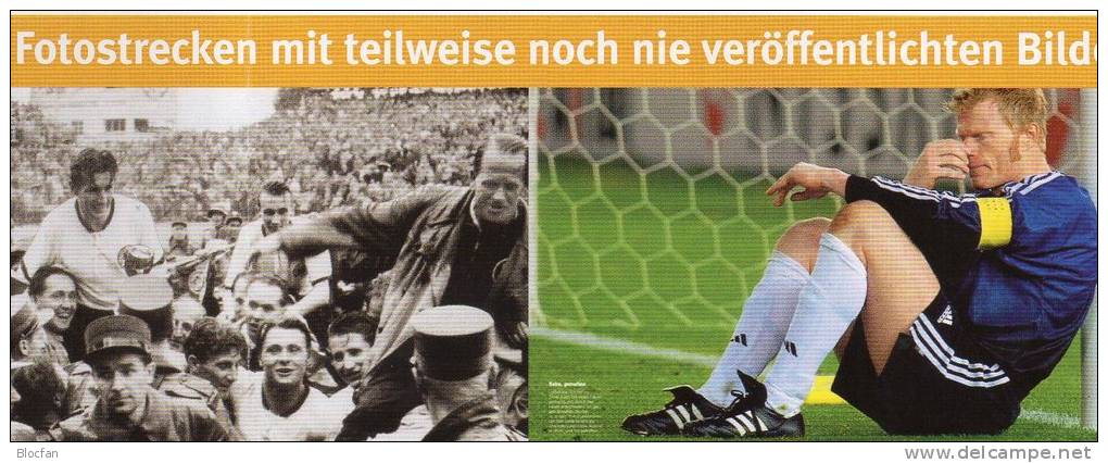 Bildband Fussball-WM 2006 in Deutschland plus 1.Satz BRD 2324/8 A 24€ Torschuß Jubel Team book and soccer set of Germany