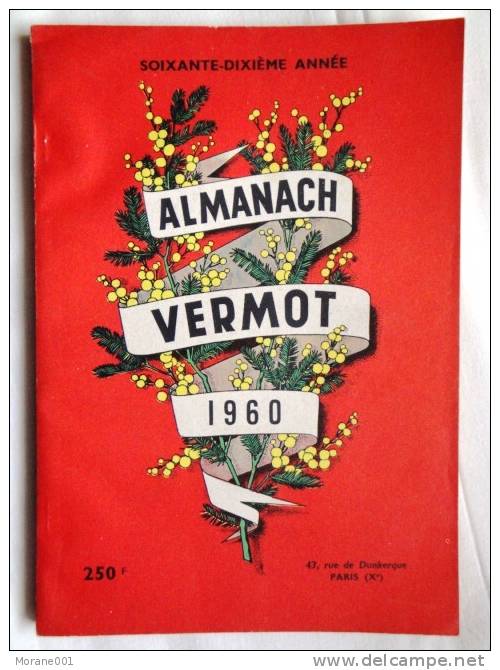 Almanach Vermot 1960 En Tres Bon Etat; - Autres & Non Classés