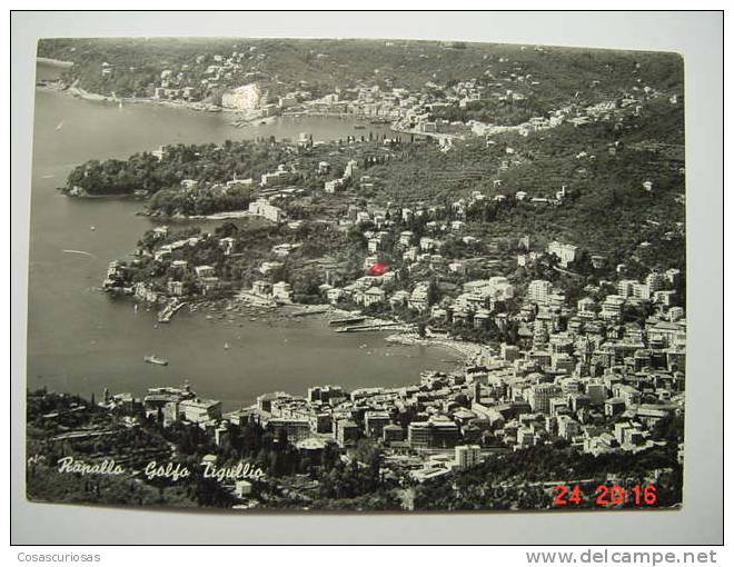 8165 RAPALLO  GOLFO  TIGULLIO  ITALIA  ITALIA ITALY    POSTCARD   YEARS  1950  OTHERS IN MY STORE - Altri & Non Classificati