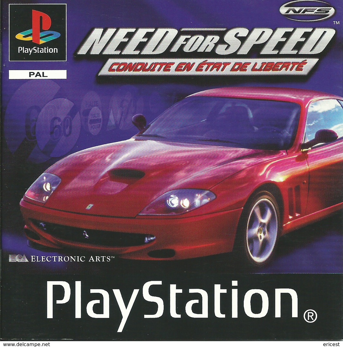 - JEU PS1 NEED FOR SPEED CONDUITE EN ETAT DE LIBERTE BON ETAT - Other & Unclassified