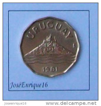 1981 URUGUAY 20 CENTESIMOS CERRO - Uruguay