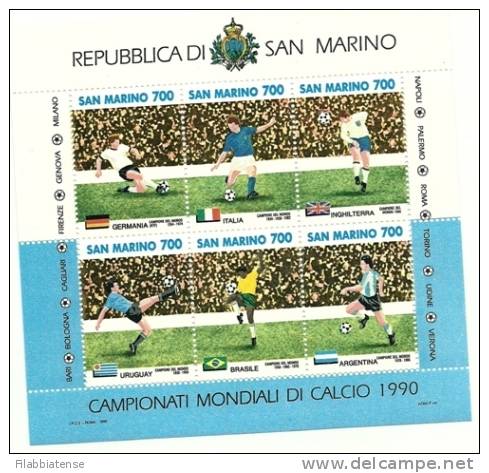 1990 - BF 44 Mondiali Calcio   ++++++ - Unused Stamps