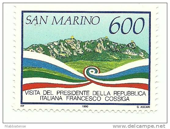 1990 - 1288 Visita Cossiga   ++++++ - Unused Stamps
