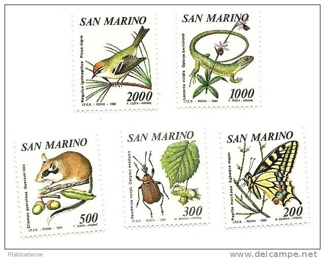 1990 - 1302/06 Flora E Fauna   +++++++ - Nuovi