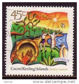 1997 - Cocos (keeling) Islands Hari Raya Puasa Festival 45c DANCERS Stamp FU - Islas Cocos (Keeling)