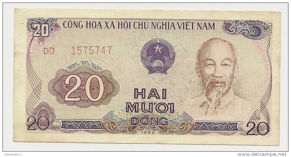 Viet Nam 20 Dong 1985 UNC - P.94a - Viêt-Nam