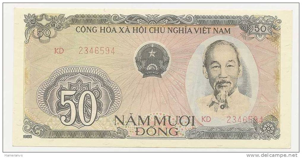 Viet Nam 50 Dong 1985 UNC - P.97a - Viêt-Nam