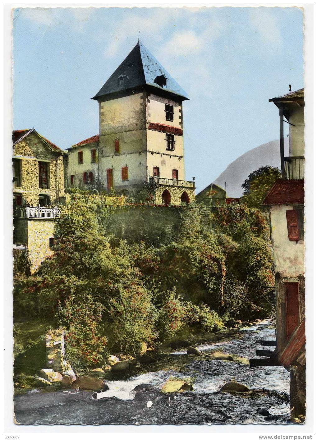 65 - MAULEON BAROUSSE - Le Vieux Chateau Et L´Ourse - Bord Dentele - Mauleon Barousse