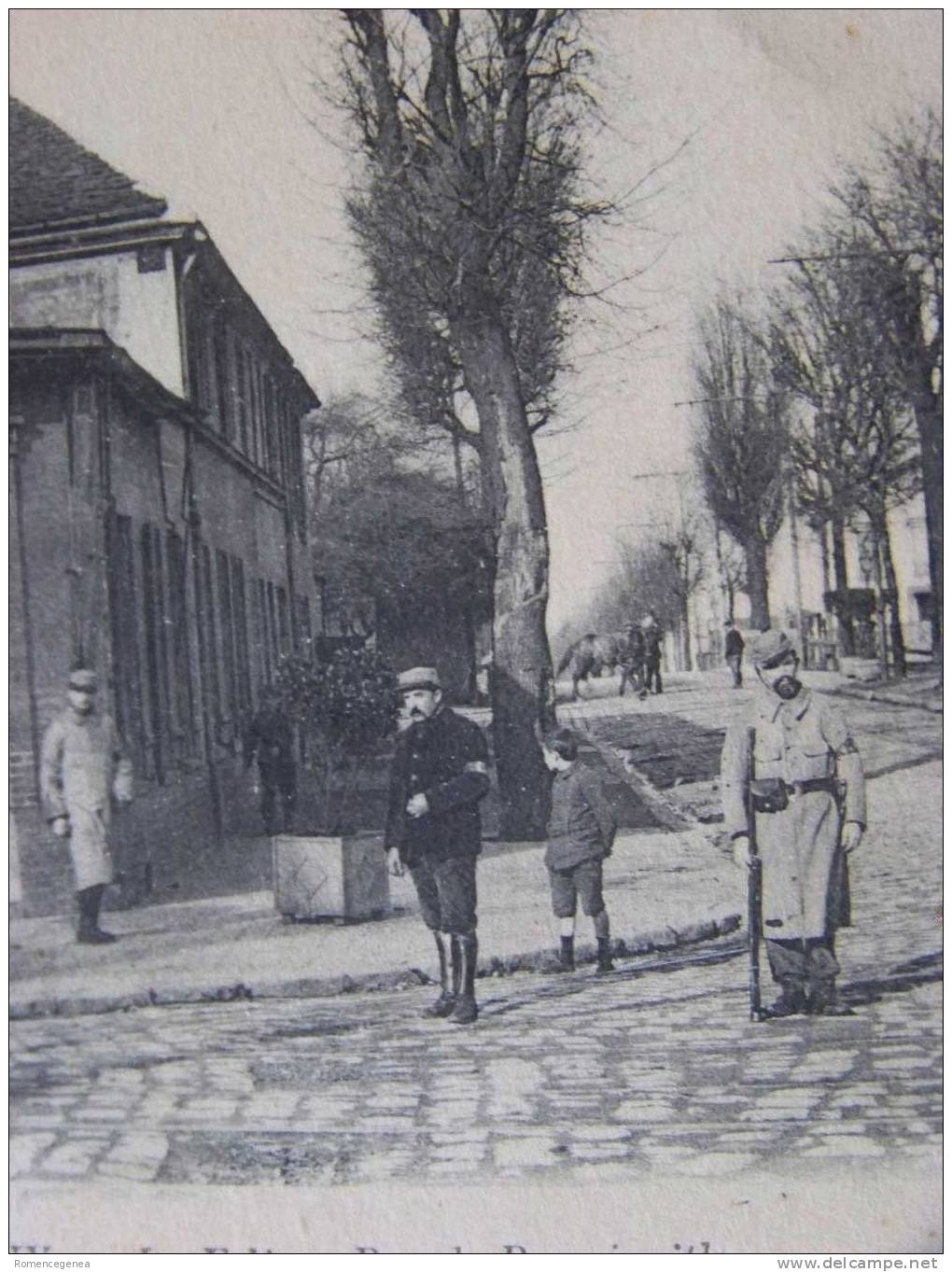 BOBIGNY - La Folie - Rue De Romainville - Soldats - Animée - Rare - Cliché TOP ! - Bobigny