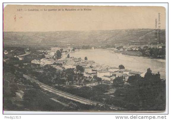 Condrieu - Quartier De La Maladiere Et Le Rhone - Condrieu