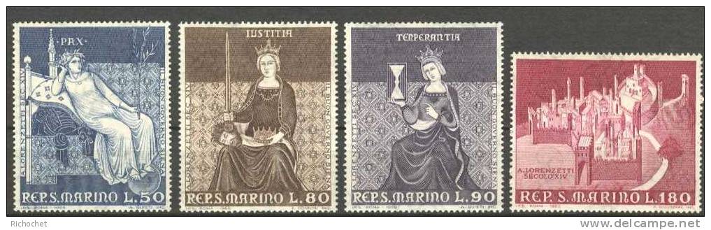 Saint-Marin N° 728 à 731 ** - Unused Stamps
