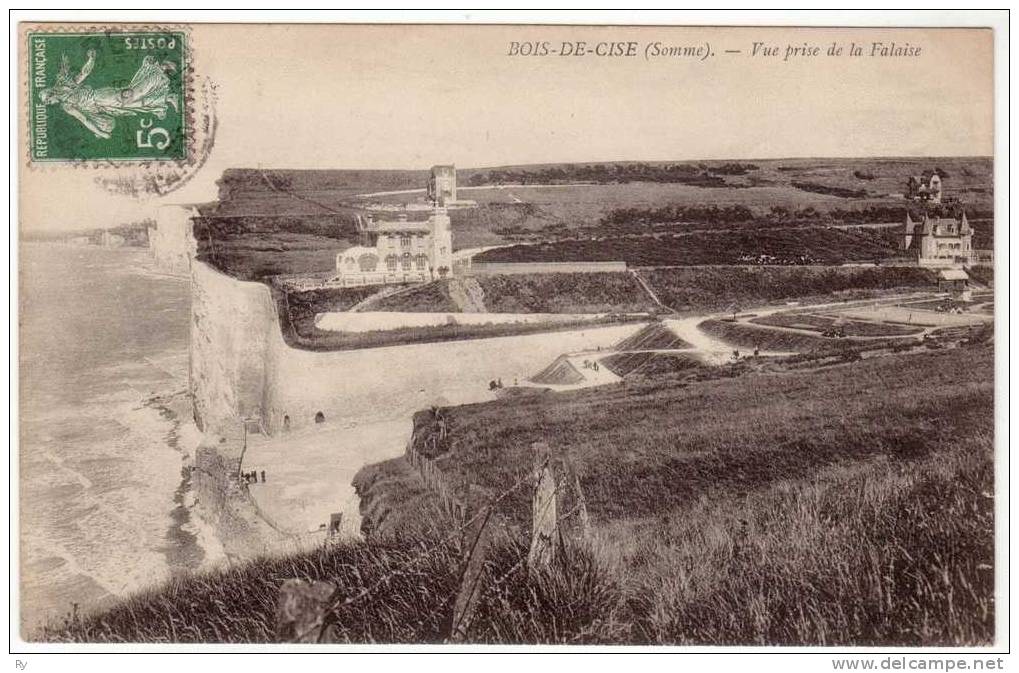 80 Somme - Bois-de-Cise - Vue Prise De La Falaise - CPA Be - Bois-de-Cise